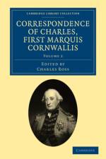 Correspondence of Charles, First Marquis Cornwallis af Charles Cornwallis