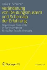Veranderung Von Deutungsmustern Und Schemata Der Erfahrung af Ulrike E Schroeder
