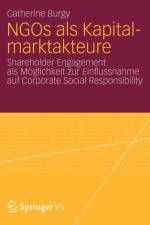 Ngos ALS Kapitalmarktakteure af Catherine Burgy