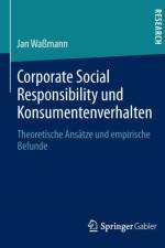 Corporate Social Responsibility Und Konsumentenverhalten af Jan Wassmann