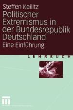 Politischer Extremismus in der Bundesrepublik Deutschland af Steffen Kailitz