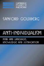 Anti-Individualism af Sanford C. (University of Kentucky) Goldberg