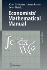 Economists' Mathematical Manual af Peter Berck