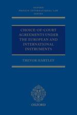 Choice-of-court Agreements under the European and International Instruments af Trevor (Professor Emeritus of Law Hartley