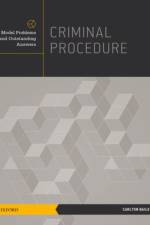 Criminal Procedure af Prof. Carlton (Robert A. Leflar Distinguished Professor of Law Bailey