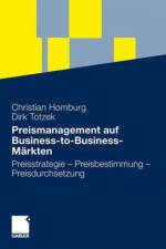 Preismanagement auf Business-to-Business-Markten