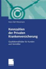 Kennzahlen Der Privaten Krankenversicherung af Wiesemann