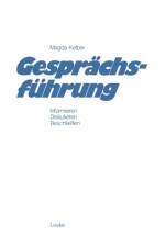 Gesprachsfuhrung af Magda Kelber