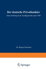 Der Deutsche Privatbankier af Regina Neumann