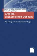 Grenzen OEkonomischen Denkens