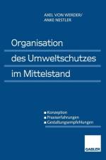 Organisation Des Umweltschutzes Im Mittelstand af Anke Nestler