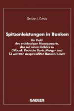 Spitzenleistungen in Banken af Steven I Davis