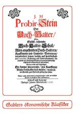 Probir-Stein Der Buch-Halter af Paul Jacob Marperger