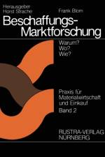 Beschaffungsmarktforschung af Frank Blom