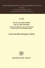 Verluste Bei Teilbeaufschlagten Turbinen af Gunther Dibelius