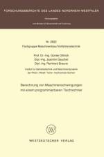 Berechnung Von Maschinenschwingungen Mit Einem Programmierbaren Tischrechner af Gunter Dittrich