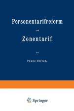 Personentarifreform Und Zonentarif af Franz Ulrich
