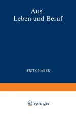 Aus Leben Und Beruf af Fritz Haber