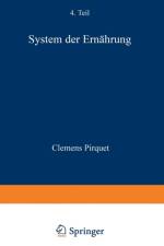 System Der Ernahrung af Clemens Pirquet