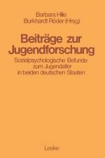 Beitrage Zur Jugendforschung af Burkhard Roeder