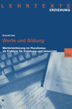 Werte Und Bildung af Konrad Fees
