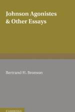 Johnson Agonistes and Other Essays af Bertrand H. Bronson