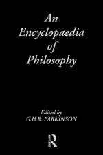 An Encyclopedia of Philosophy af G.H.R. Parkinson