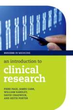 An Introduction to Clinical Research af Piers (Complex Trauma Fellow at Defence Medical Rehabilitation Centre Hedley Court Page