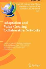 Adaptation and Value Creating Collaborative Networks