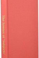 The Syntax of Subjects af Koichi Tateishi