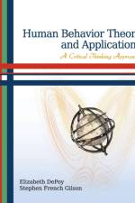 Human Behavior Theory and Applications af Elizabeth G. DePoy