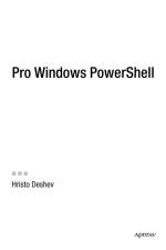 Pro Windows PowerShell af Hristo Deshev