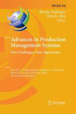 Advances in Production Management Systems: New Challenges, New Approaches