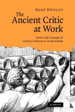 The Ancient Critic at Work af Rene (Brown University Nunlist