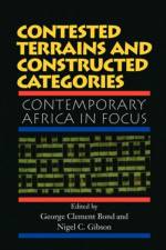 Contested Terrains And Constructed Categories af George Clement Bond