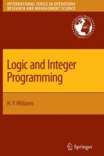 Logic and Integer Programming af H. Paul Williams