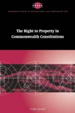 The Right to Property in Commonwealth Constitutions