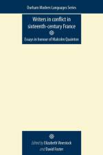 Writers in Conflict in Sixteenth-Century France