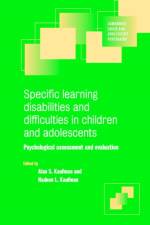 Specific Learning Disabilities and Difficulties in Children and Adolescents