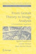 From Gestalt Theory to Image Analysis af Agnes Desolneux