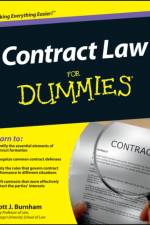 Contract Law For Dummies af Scott J. Burnham