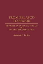 From Belasco to Brook af Samuel Leiter