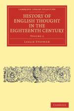 History of English Thought in the Eighteenth Century af Leslie Stephen