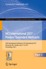 HCI International 2017 - Posters' Extended Abstracts