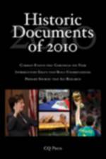 Historic Documents of 2010 af C. Q. Press