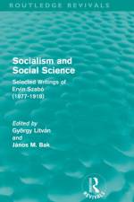 Socialism and Social Science (Routledge Revivals)