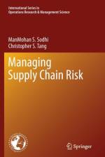 Managing Supply Chain Risk af ManMohan S. Sodhi