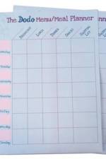 Dodo Pad Weekly Wipe-Clean Menu / Meal Planner af Rebecca Jay