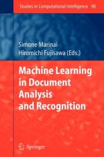Machine Learning in Document Analysis and Recognition