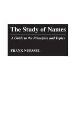 The Study of Names af Frank Nuessel